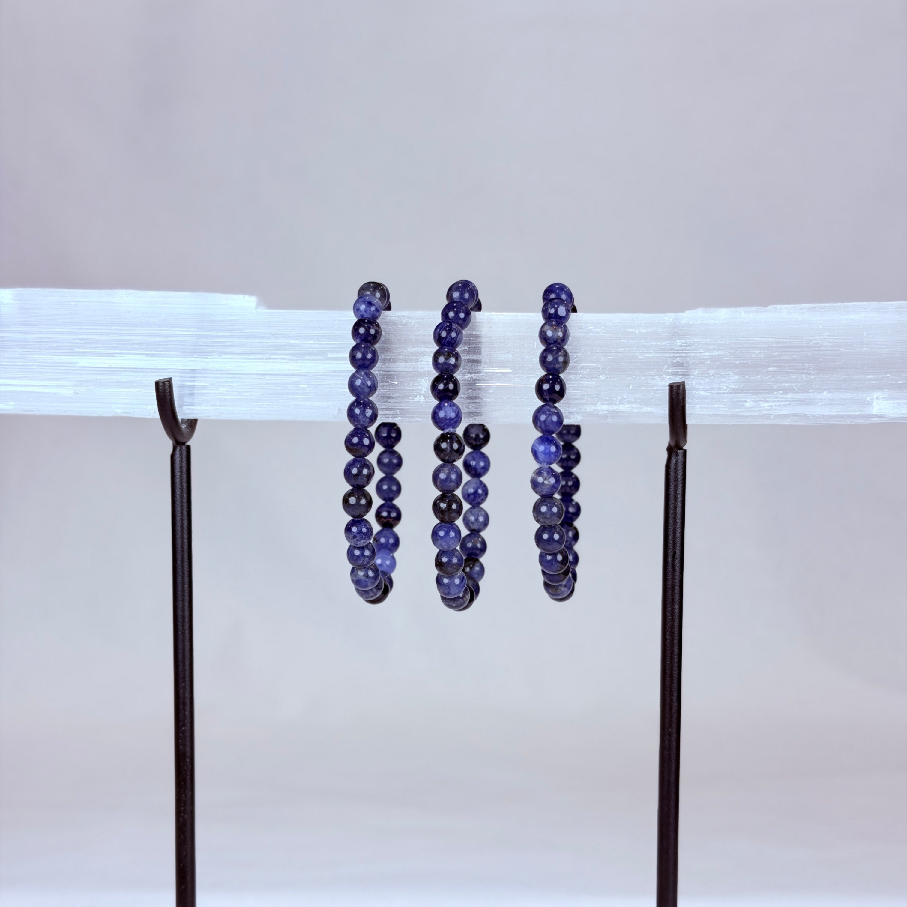 Sodalite Crystal Bracelet Rounded