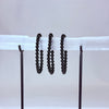 Black Tourmaline Crystal Bracelet Rounded