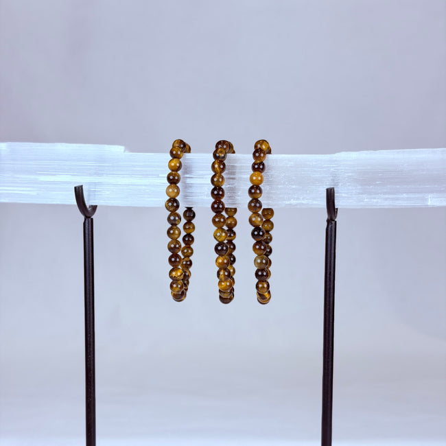 Tiger Eye Crystal Bracelet Rounded