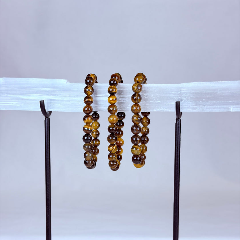 Tiger Eye Crystal Bracelet Rounded