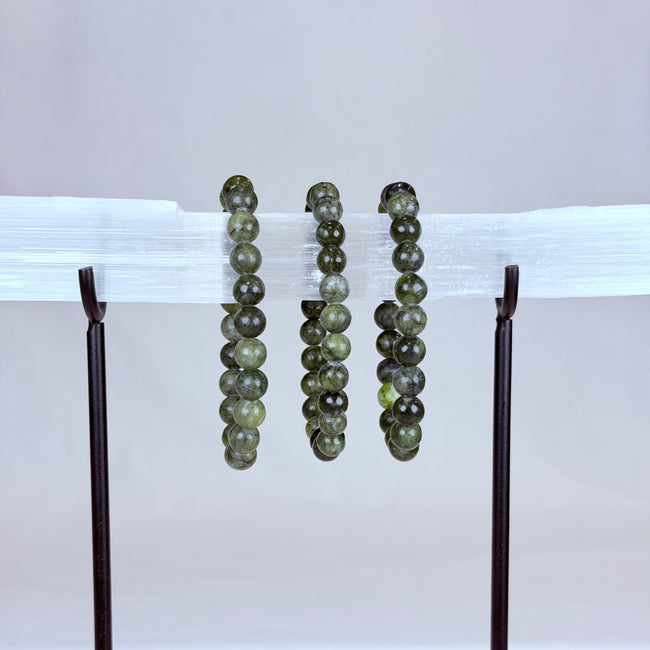 Nephrite Jade Crystal Bracelet Rounded