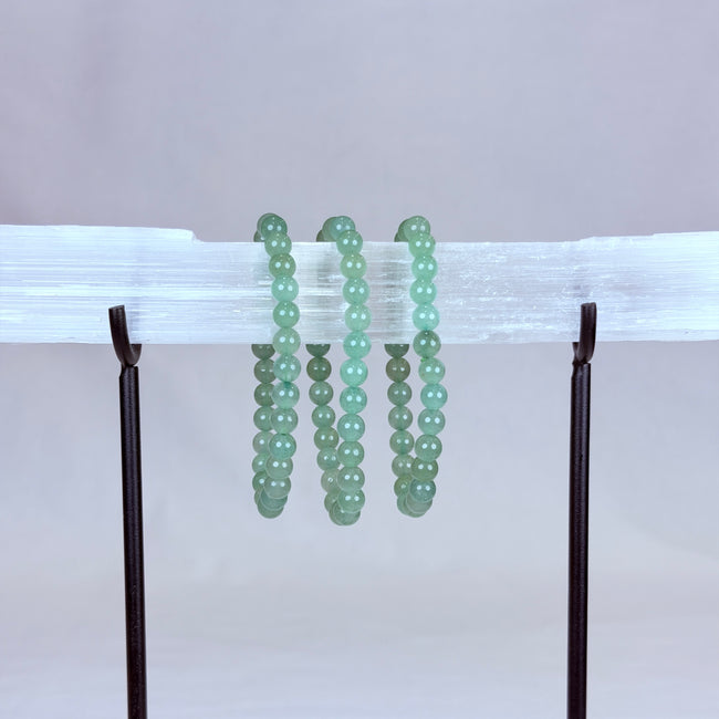 Green Aventurine Crystal Bracelet Rounded