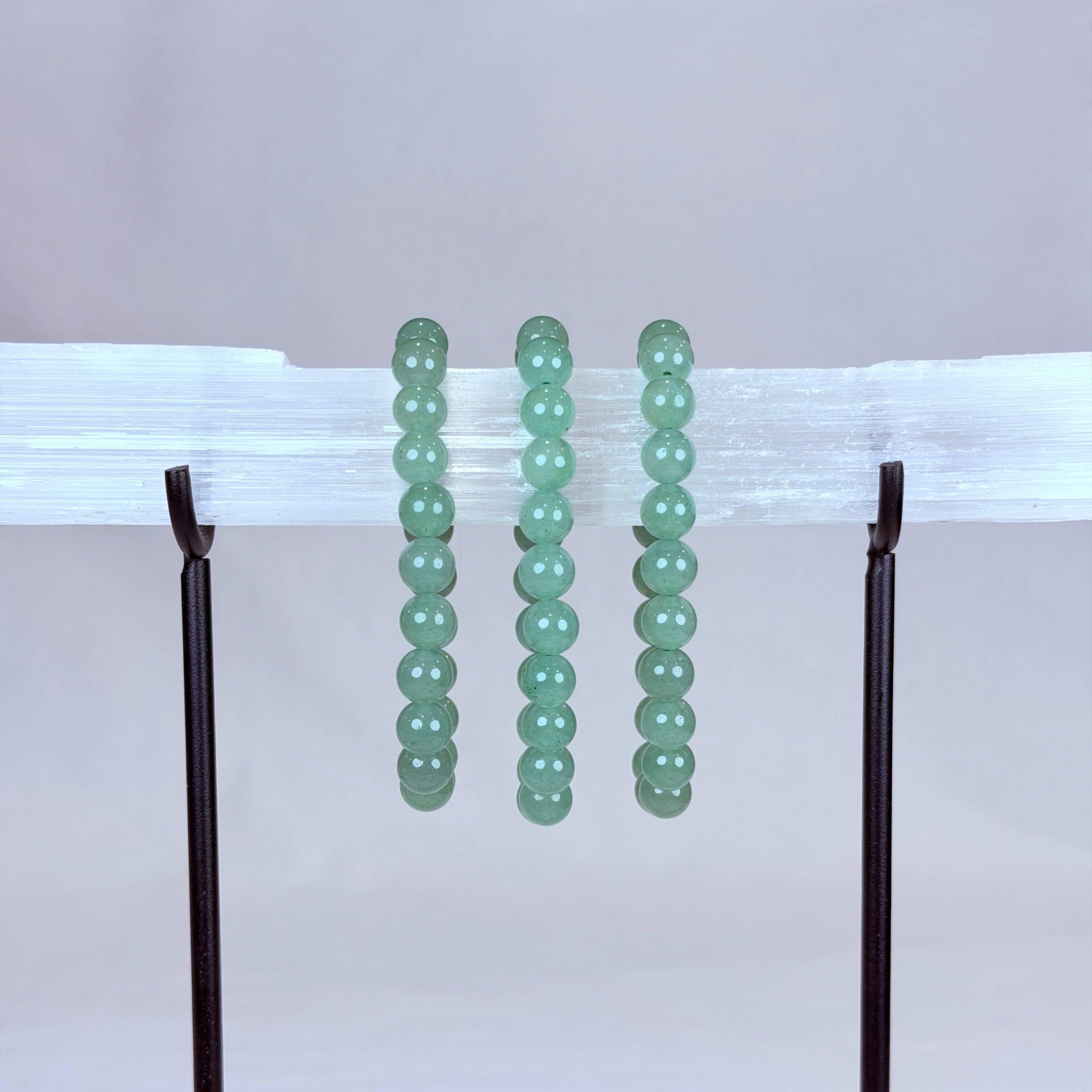 Green Aventurine Crystal Bracelet Rounded