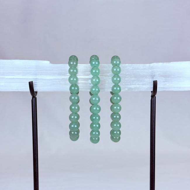 Green Aventurine Crystal Bracelet Rounded