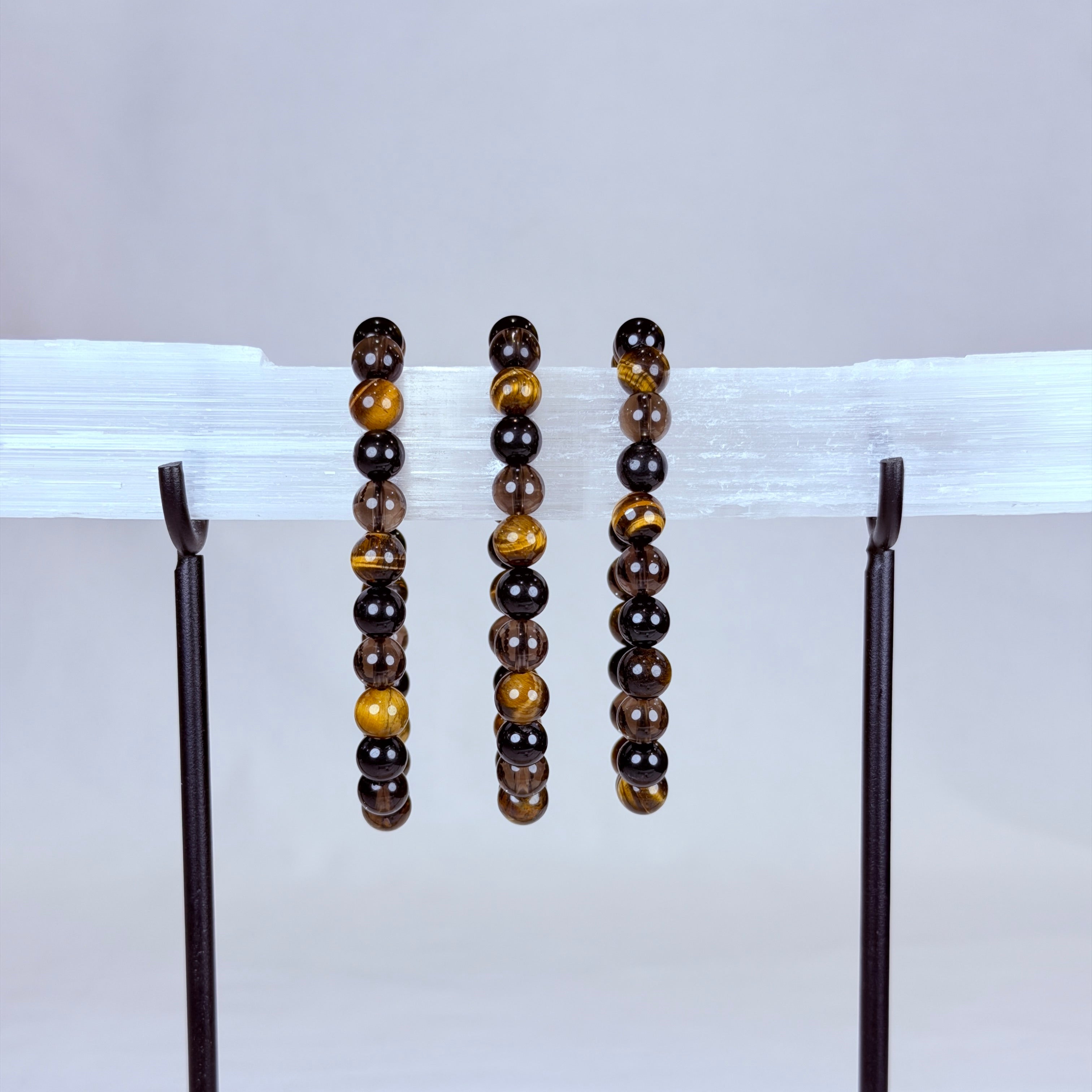 Grounding & Support Trinity Crystal Bracelet