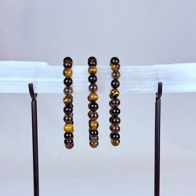 Grounding & Support Trinity Crystal Bracelet
