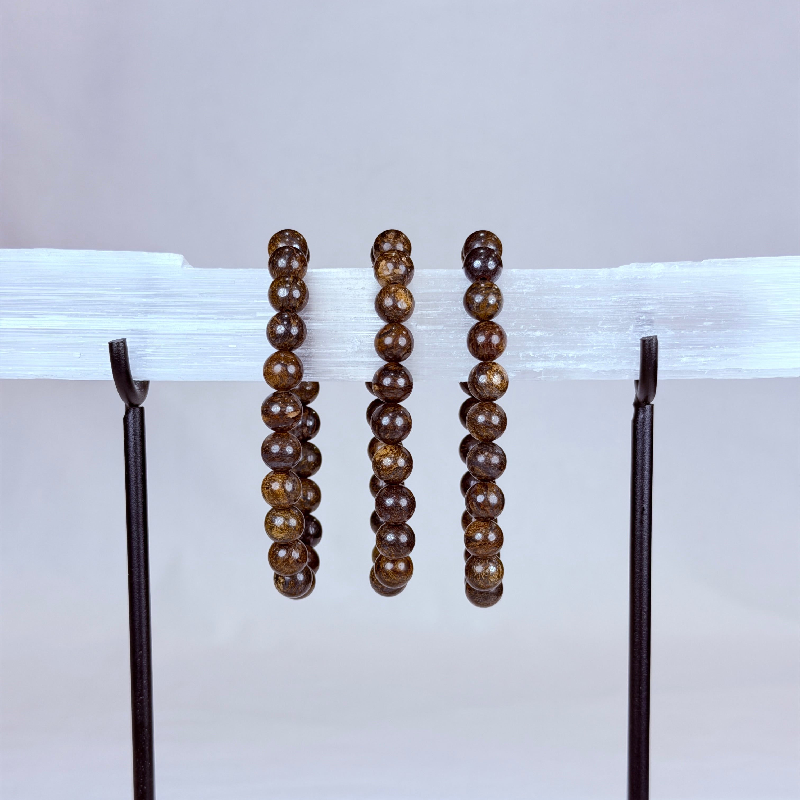 Bronzite Crystal Bracelet Rounded
