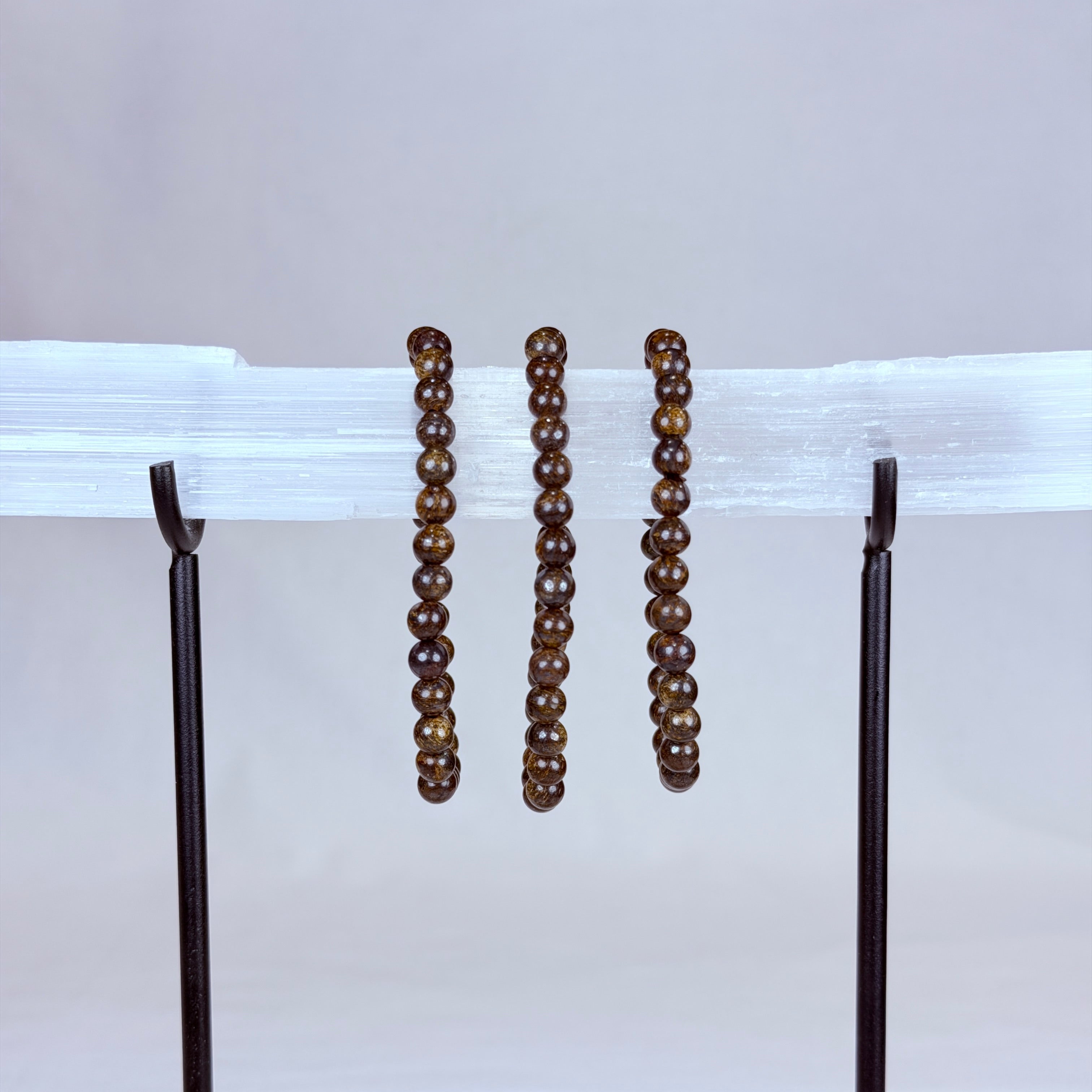 Bronzite Crystal Bracelet Rounded