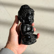 Black Obsidian Buddha Carving