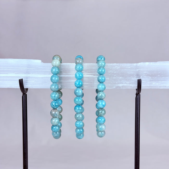 Amazonite Crystal Bracelet Rounded