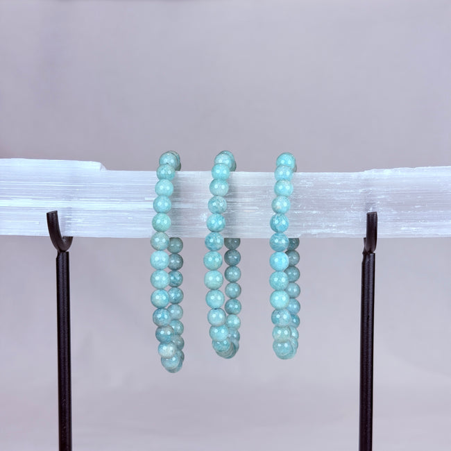 Amazonite Crystal Bracelet Rounded