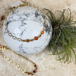 Carnelian Gold Plated Bracelet