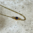 Blue Gem Gold Plated Bracelet