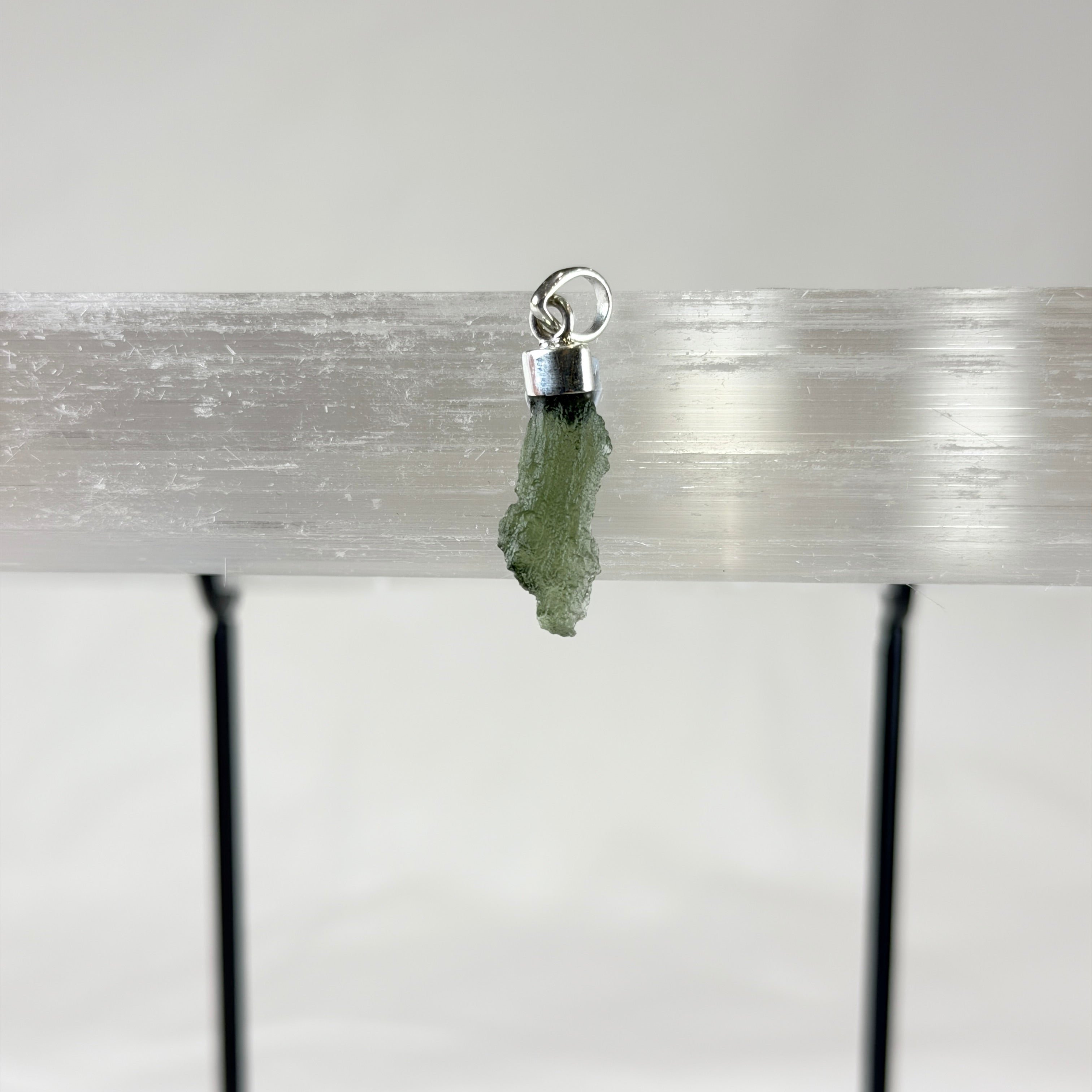 925 Sterling Silver Moldavite Pendant