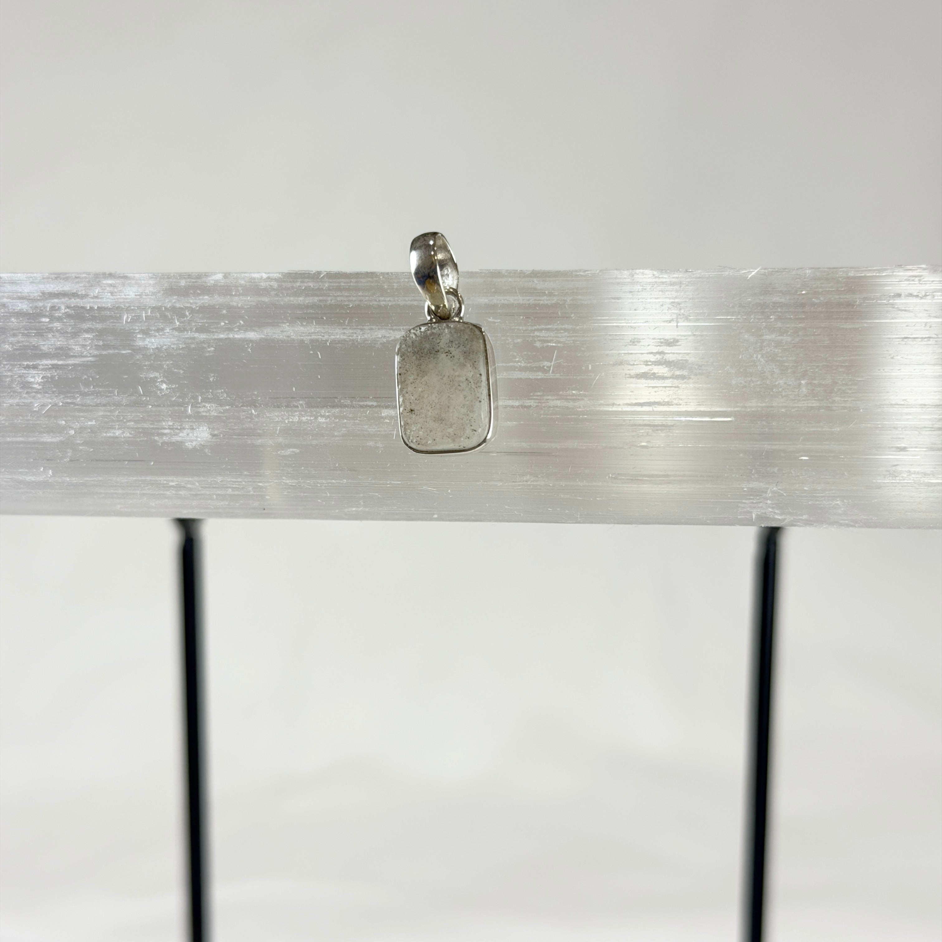 925 Silver Libyan Desert Glass Pendant