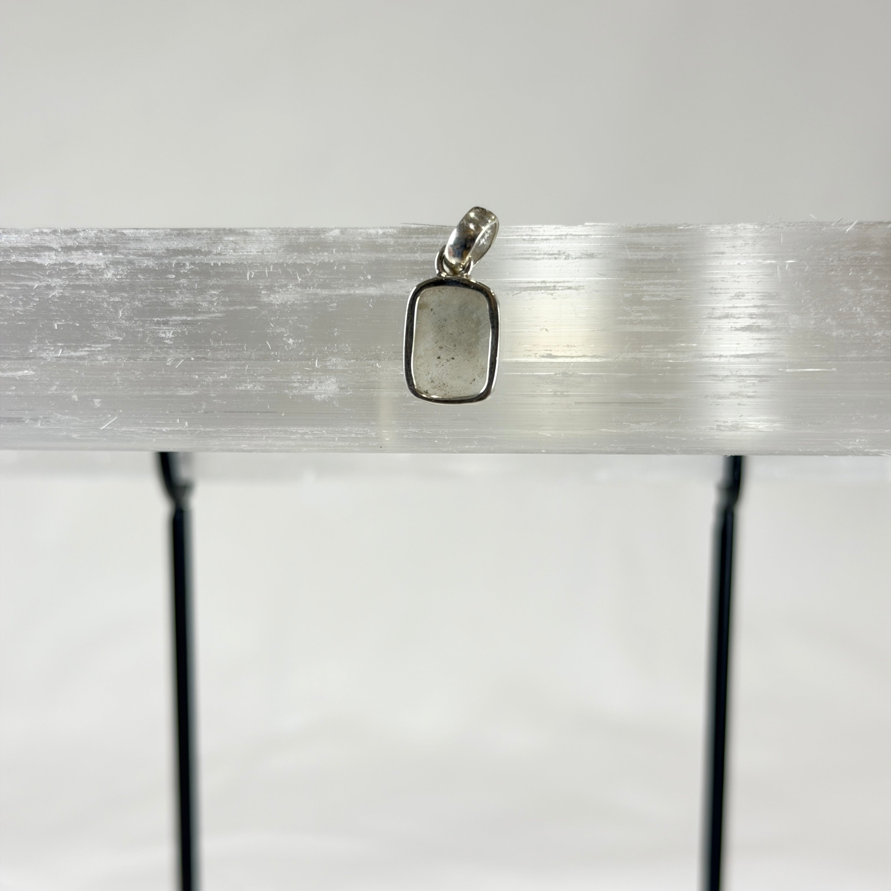 925 Silver Libyan Desert Glass Pendant
