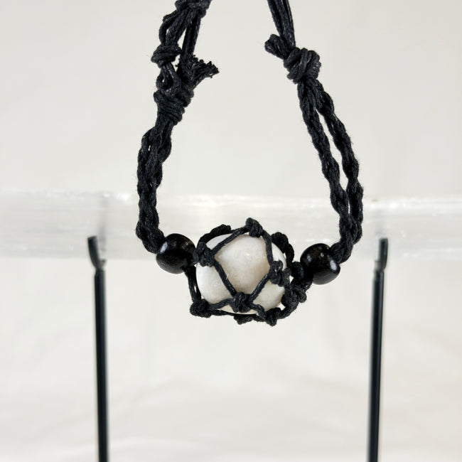 Crystal Net Bracelet Black