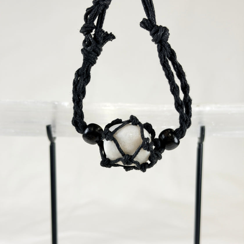 Crystal Net Bracelet Black