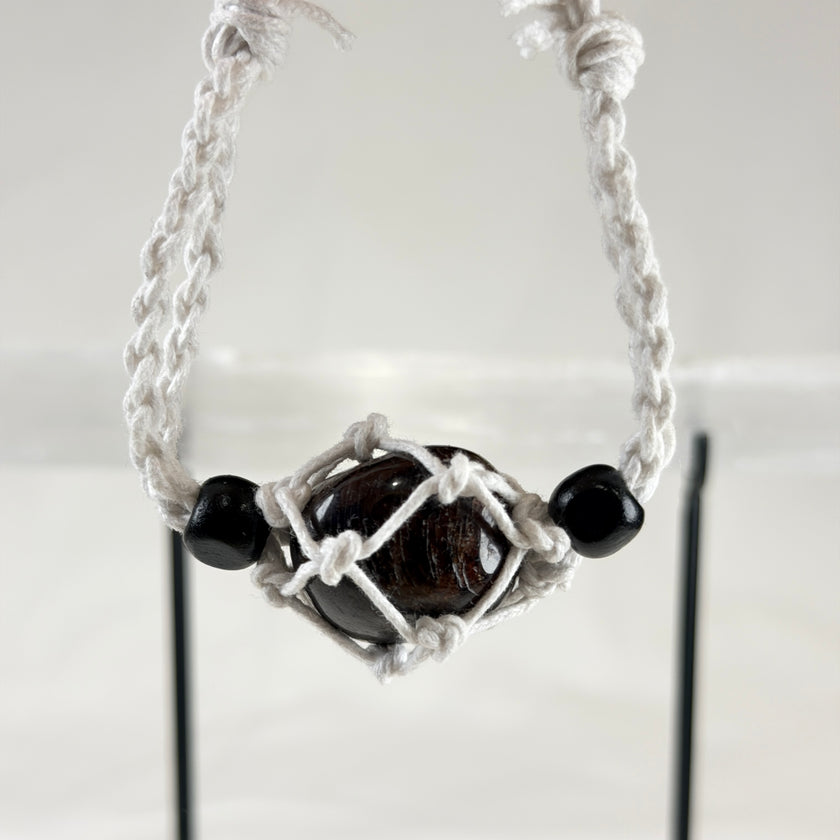 Crystal Net Bracelet White