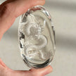 Clear Quartz Dragon Intaglio Soap Stone