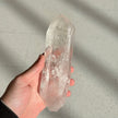 Self-Healed Double Terminated Clear Quartz Point with Striations