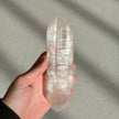 Self-Healed Double Terminated Clear Quartz Point with Striations
