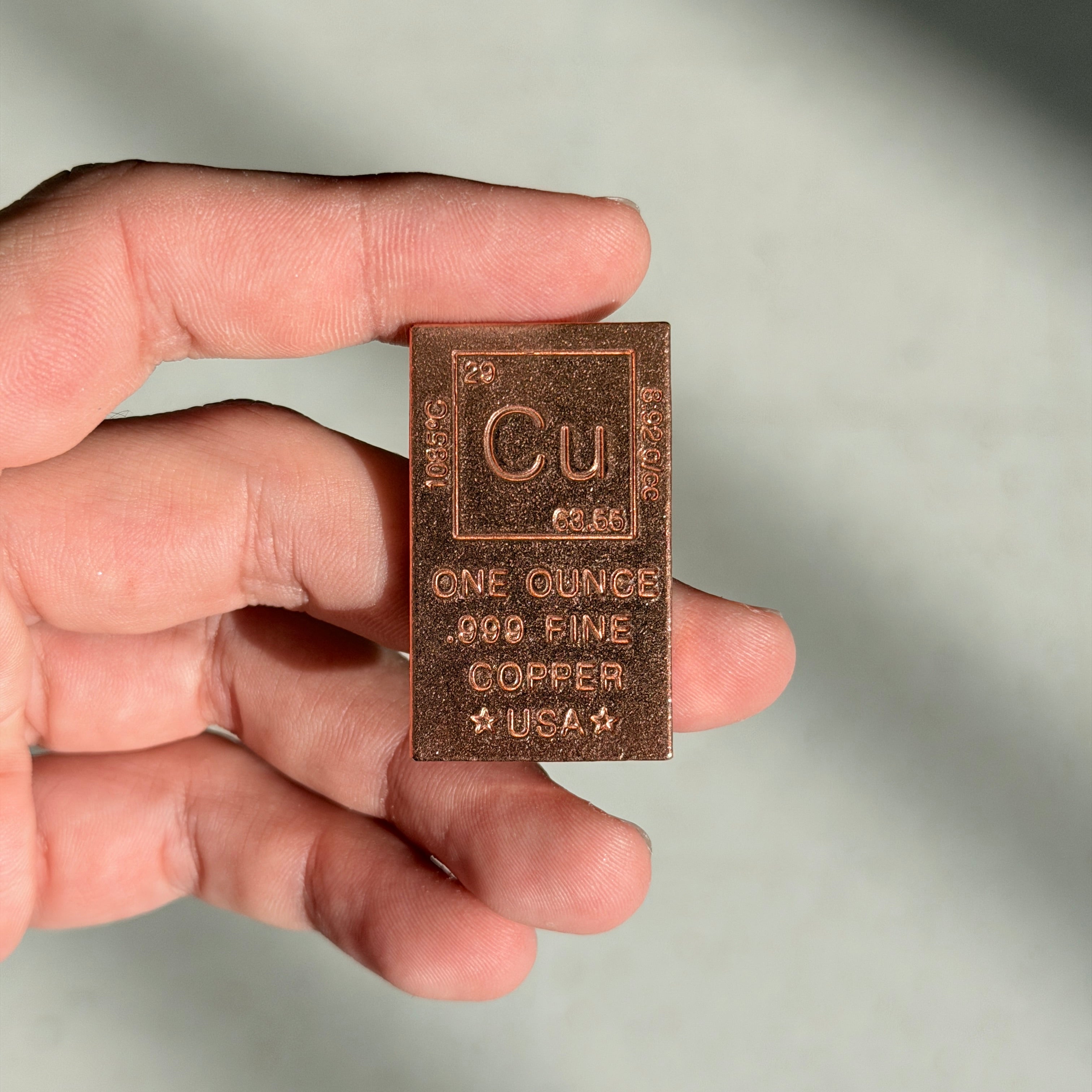 One Ounce Copper Bar