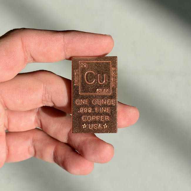 One Ounce Copper Bar
