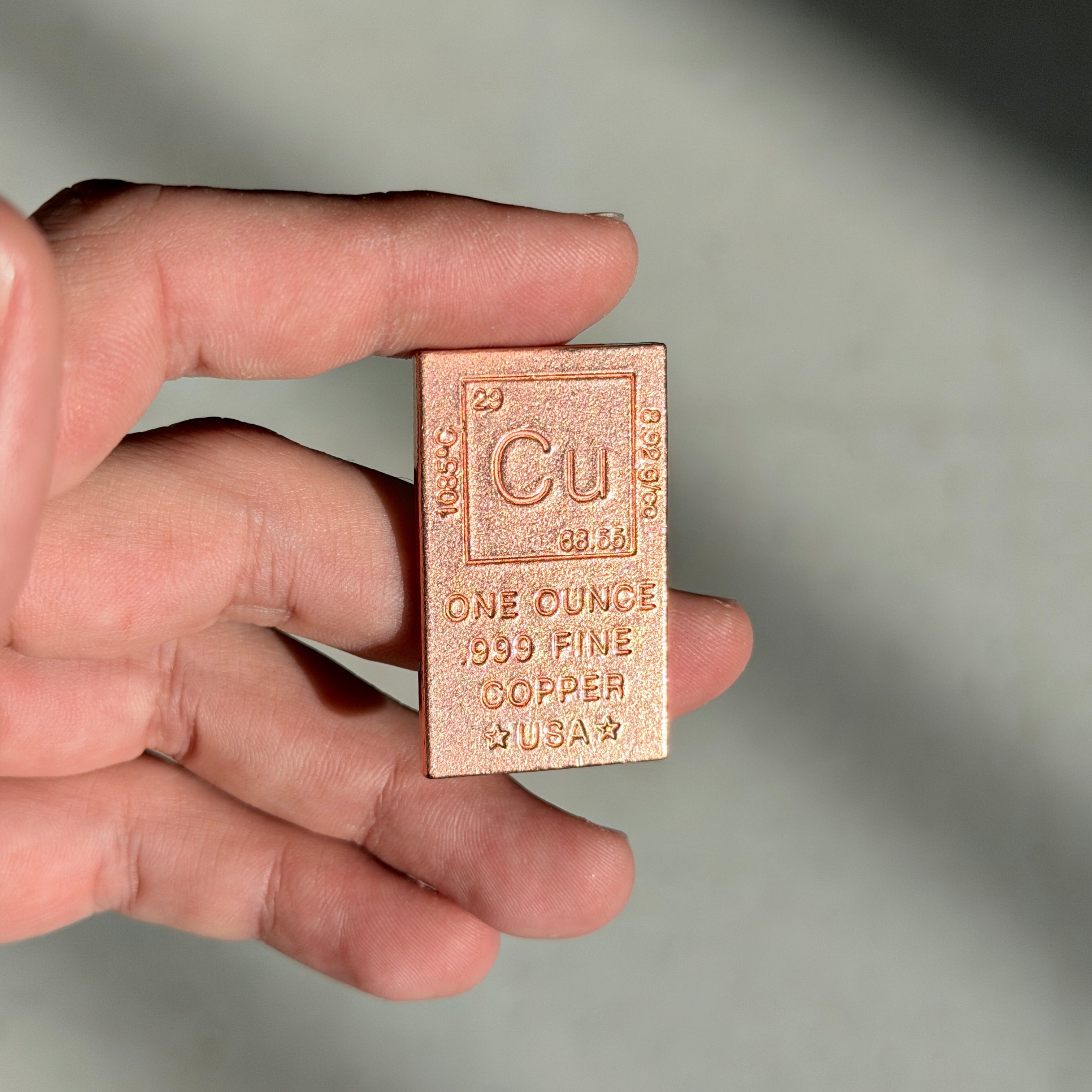 One Ounce Copper Bar