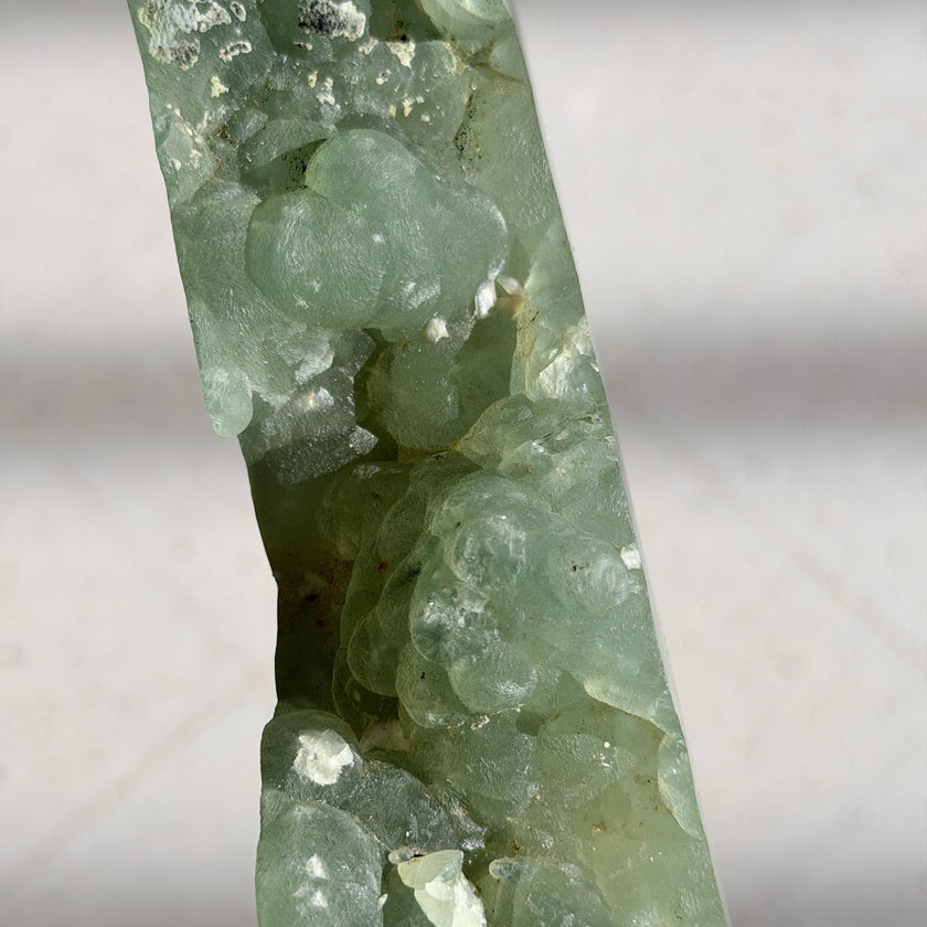 Botryoidal Prehnite with Epidot Tower (A)