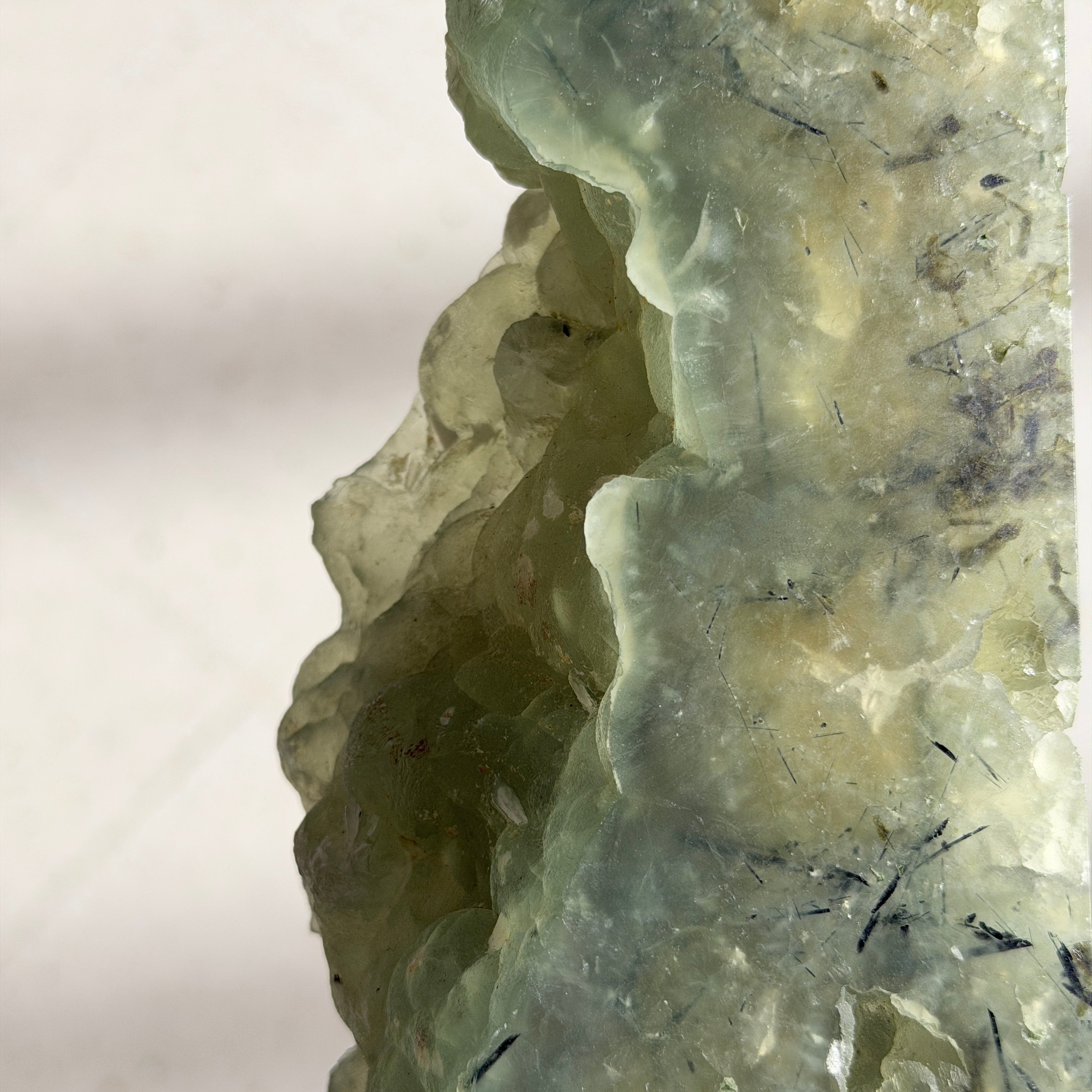 Botryoidal Prehnite with Epidot Tower (A)