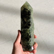 Botryoidal Prehnite with Epidot Tower (C)