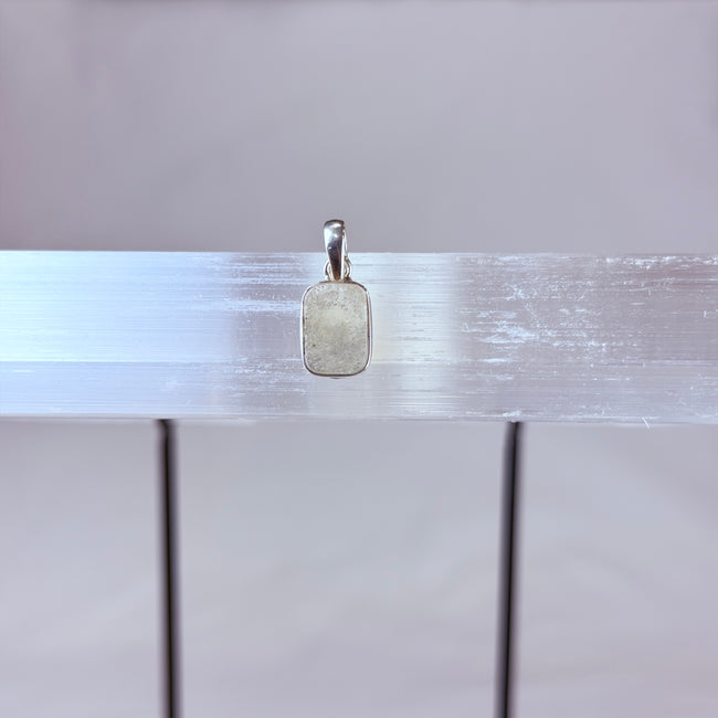 925 Silver Libyan Desert Glass Pendant