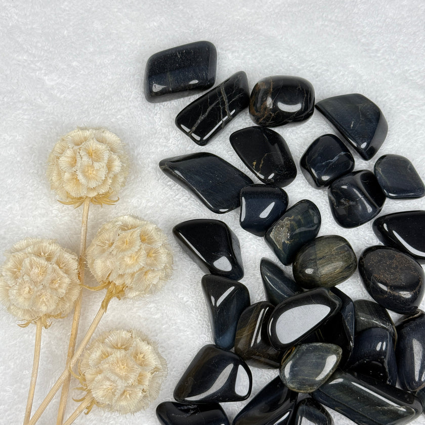 Tiger Eye - Blue Tumble