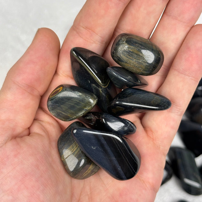 Tiger Eye - Blue Tumble