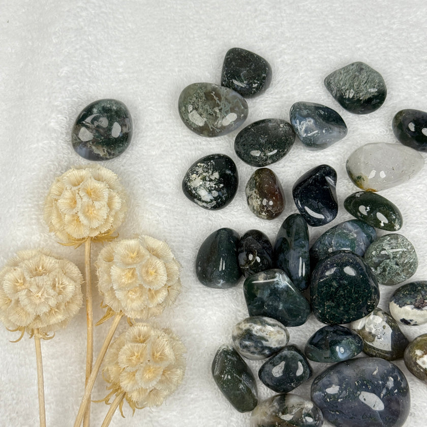 Agate - Moss Tumble
