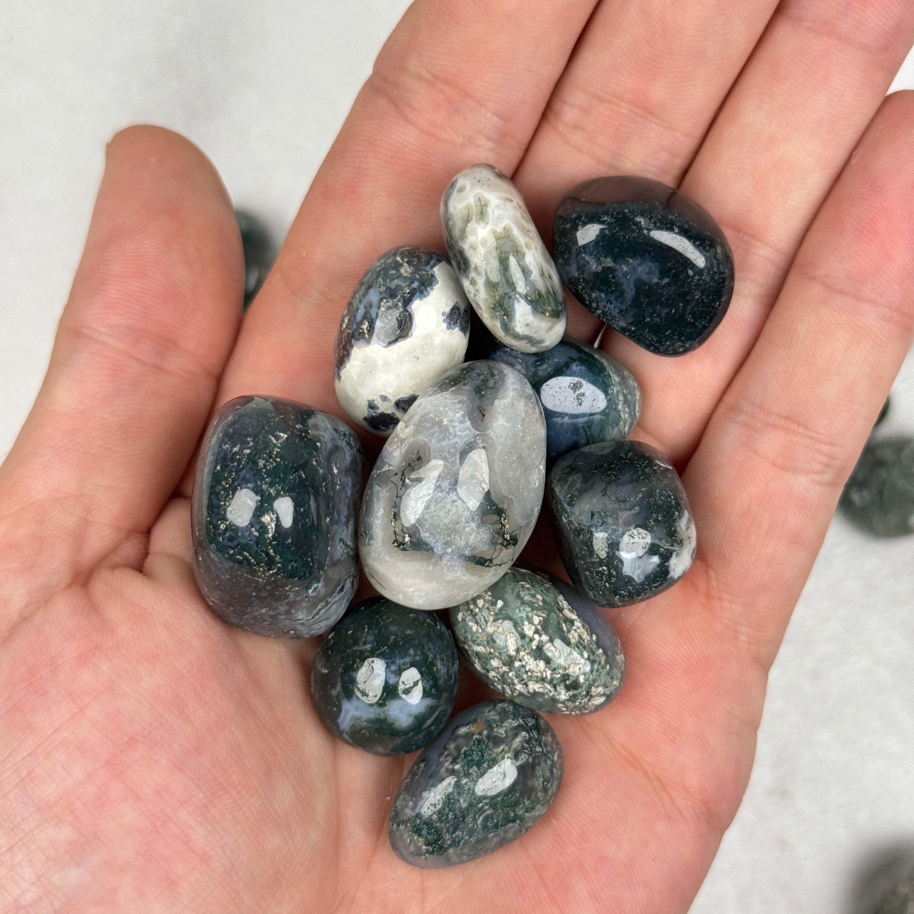 Agate - Moss Tumble