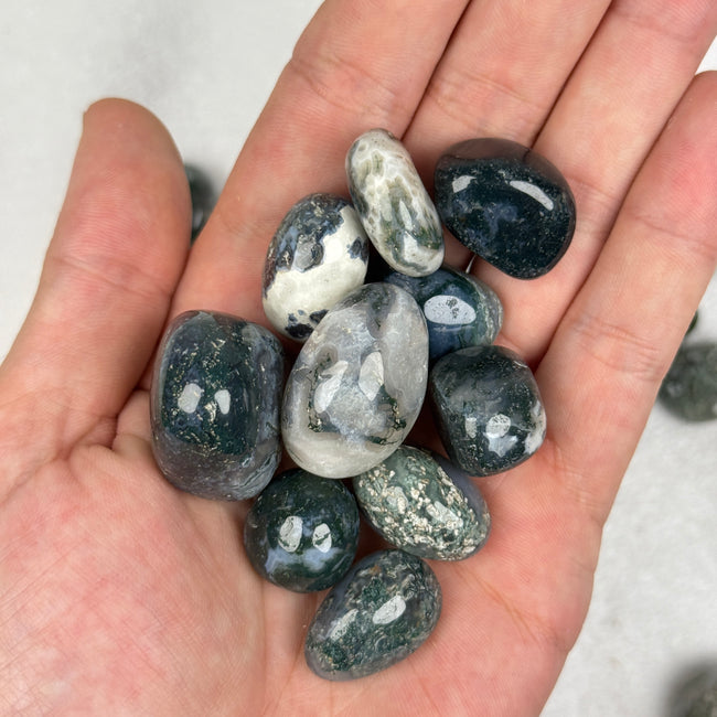 Agate - Moss Tumble