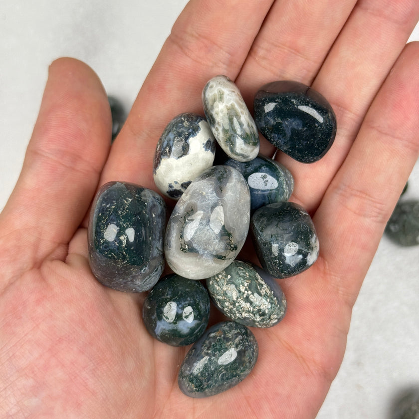 Agate - Moss Tumble