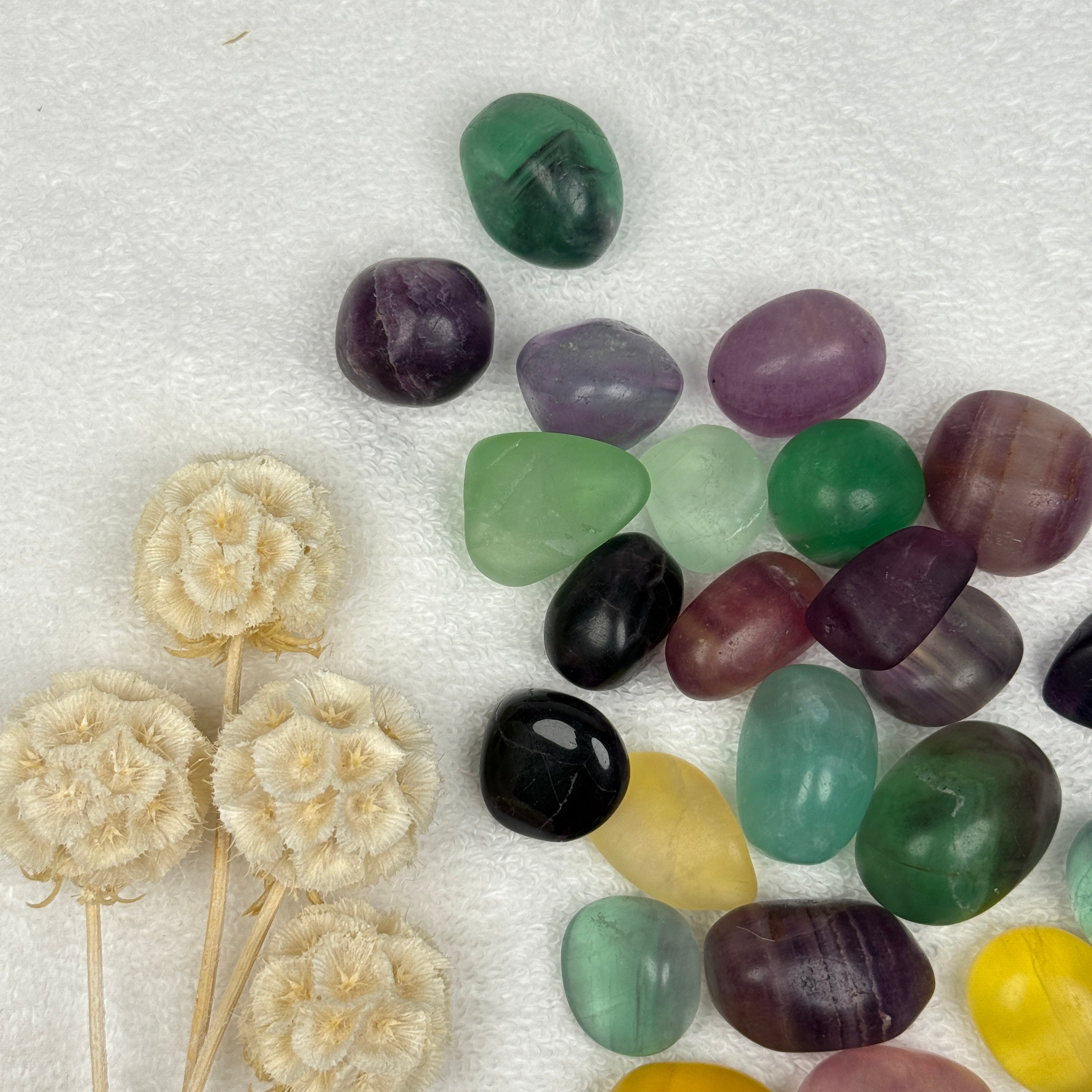 Fluorite - Rainbow Tumble