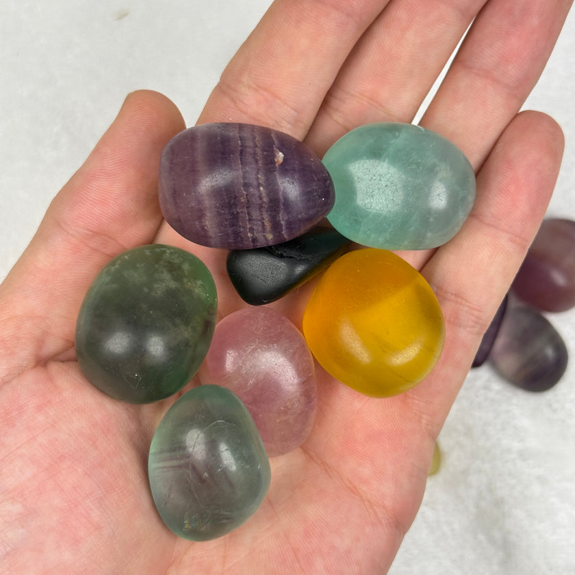 Fluorite - Rainbow Tumble