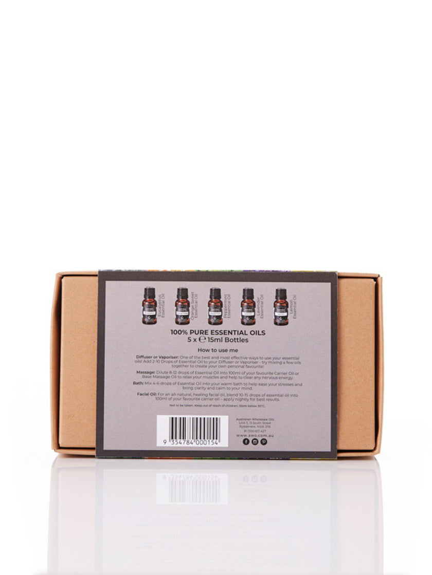 The Essential 5 - Essential Oil Pack
