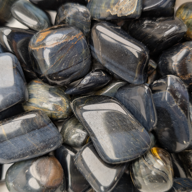 Tiger Eye - Blue Tumble