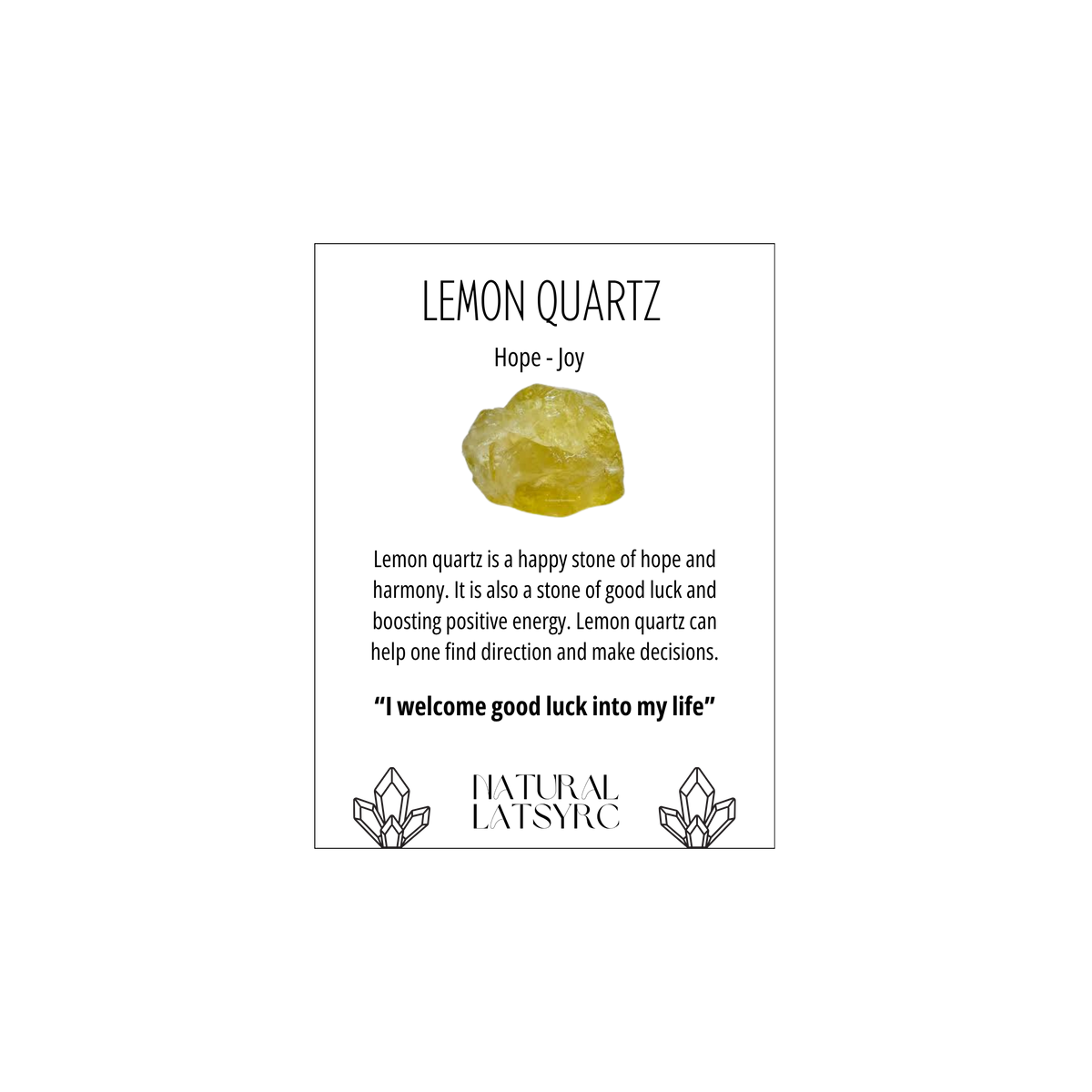 Quartz - Lemon Tumble