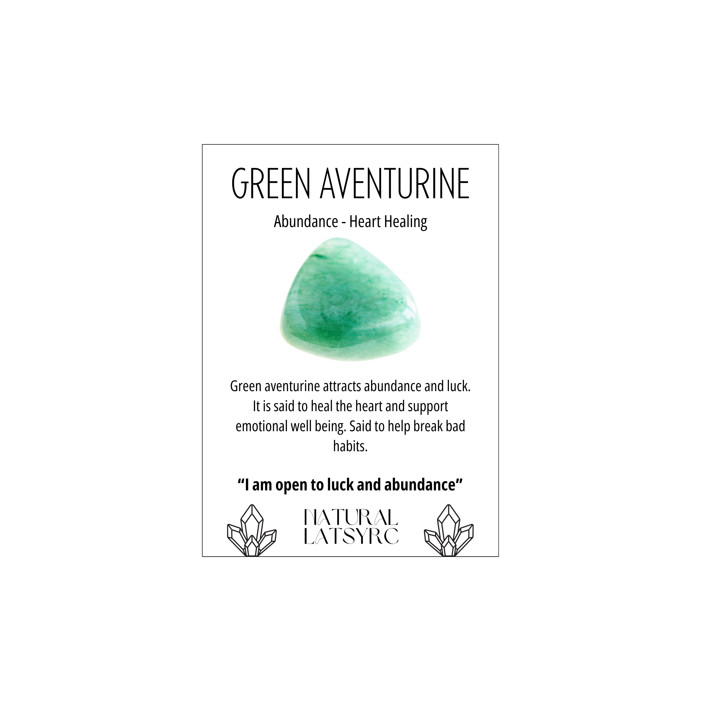 Green Aventurine Crystal Bracelet Rounded