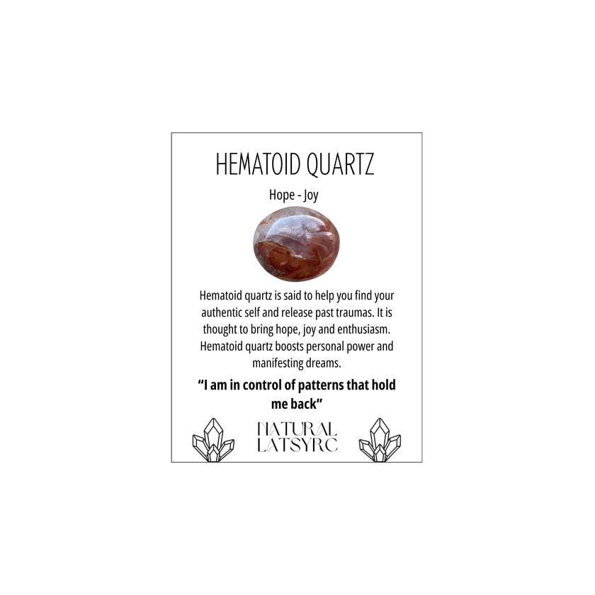 Quartz - Hematoid Tumble