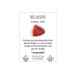 Red Japser Heart Worry Stone