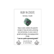 Ruby in Zoisite Tumble