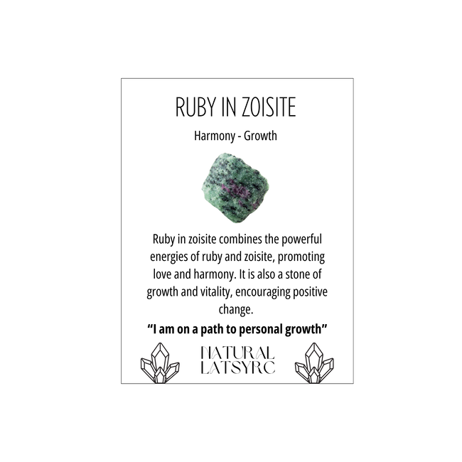 Ruby in Zoisite Tumble