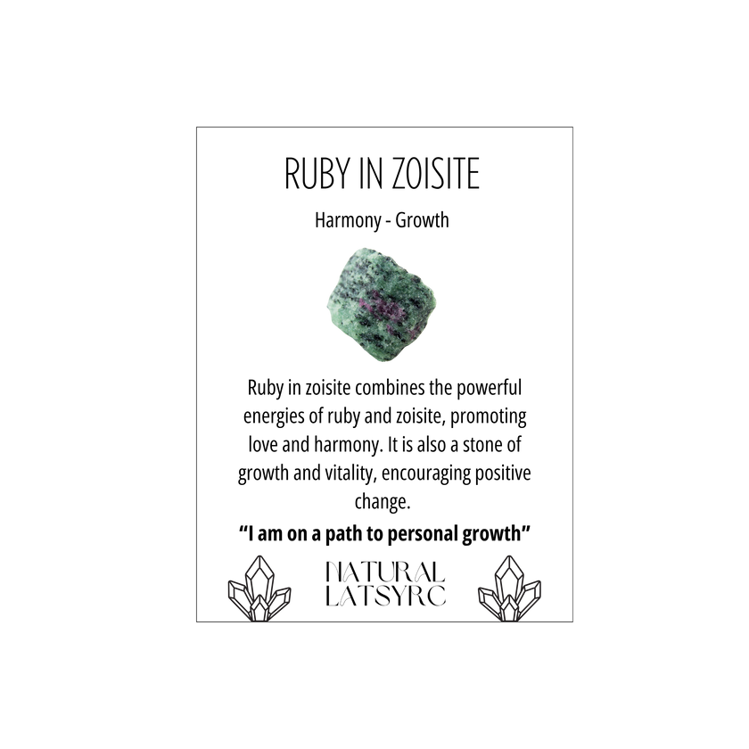 Ruby in Zoisite Tumble